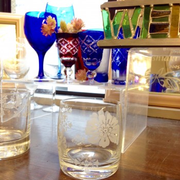 グラスに好きなデザインを彫刻できる 記念日の手作りプレゼント教室ゆう工房ブログ