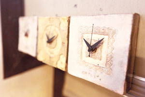 手作りプレゼント制作体験:陶芸掛け時計